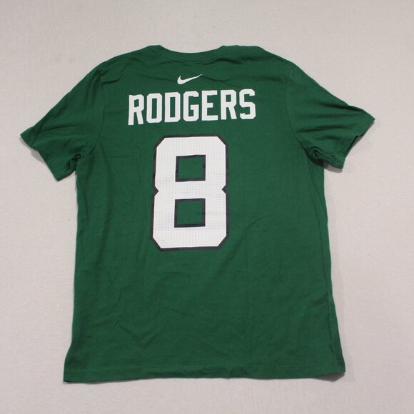 Nike Men Green New York Yets Rodgers 8 Size Large - Picture 2 of 9